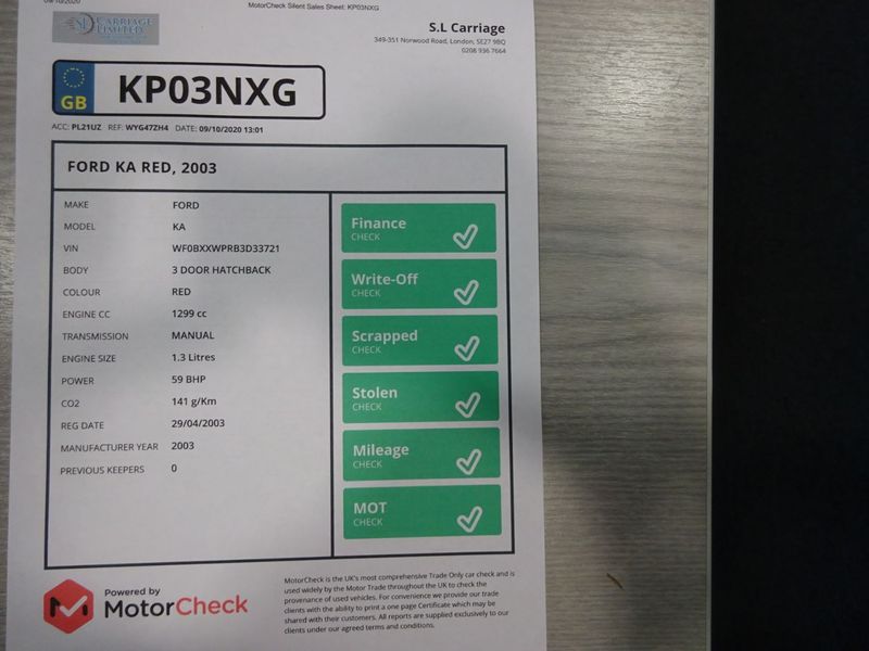 FORD KA